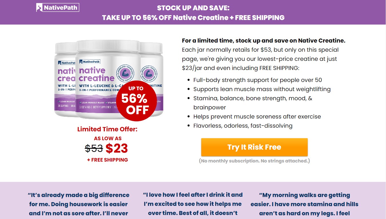 Native Path Creatine